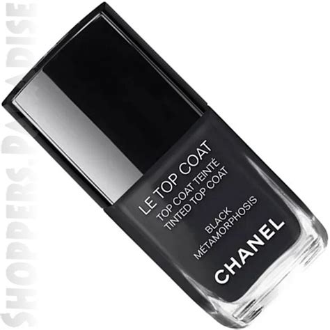 chanel nail top coat black metamorphosis tinted top coat|chanel longwear top coat.